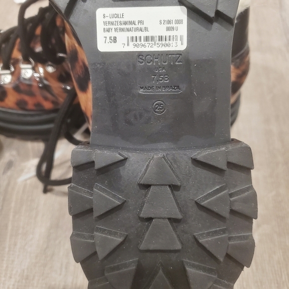 NEW Schutz Lucille Faux Shearling Lined Ankle Boot - Picture 8 of 9